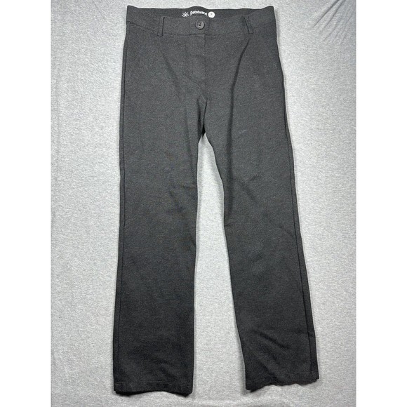 Betabrand Gray Straight Leg Yoga Work Trouser Pants Career Short Petite‎ M PM - Picture 1 of 8